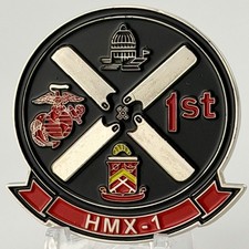 HMX-1 Presidential Helicopter Squadron HMX1 USMC MP Security Challenge Coin