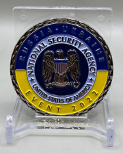 NSA/US Cyber Command 2022 Russia/Ukraine Event Challenge Coin 100% Authentic picture