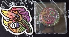 Blade HQ 2022 Exclusive Mermaid Knife Sticker & 19th Anniversary Challenge Coin picture