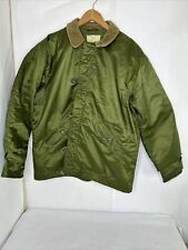 Vintage 1980s US Navy Extreme Cold Weather Deck Jacket Size Large picture