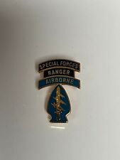 US ARMY AIRBORNE RANGER SPECIAL FORCES HAT PIN MEASURES 1 & 1/8TH INCHES. picture