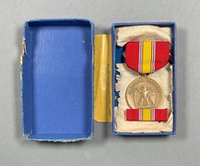 Rare 1959 National Defense Service Medal with AFB 2394 Inspection Lable RARE