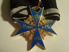 German Blue Max Medal & ribbon--excellent picture