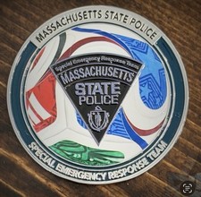 Mass State Police SERT World Cup Challenge Coin
