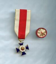 WWII WW2 SUPER RARE MINIATURE MEDAL-Naval Order of the United States & Lapel Pin picture