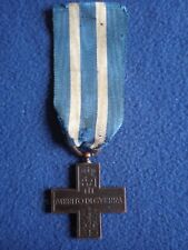 Italy: War Merit Cross to a Black Shirt with original 1937 award document picture