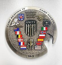 RARE 18-2 CJSOTF Iraq Operation Inherent Resolve, Camp Sparta Challenge Coin. picture