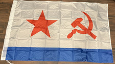 Soviet Navy Military Flag - Russian USSR Naval Ensign Design 3x5 ft