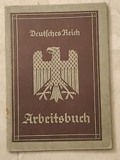 WW2 German document, workbook 1935 picture