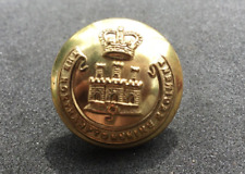 Good brass Northampton Regiment tunic button QEII crown. 1950s picture