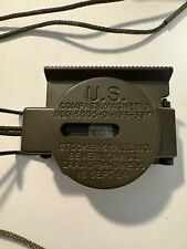Vtg 1984 U.S. Military Magnetic Compass NSN 6605-01-196-6971 Stocker & Yale Inc. picture