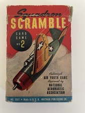 Squadron Scramble Card Game No. 2 (Original) 1942 Identifying WW2 Airplanes 