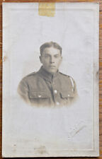 WW1 British soldier, taken in Port Talbot Wales, address on back, to Jenkins picture