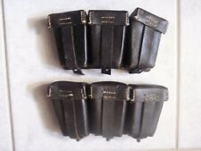 WW2 Wehrmacht - ORIGINAL K98 Leather Ammo Pouches. picture