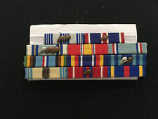 $1.99 SHIP Pre-owned Military Ribbon Rack PO-11: USAF Veteran Misc Ribbon picture