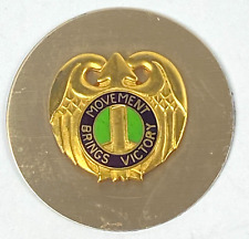 143rd Sustainment Command Military Unit Crest Movement Brings Victory Vintage picture