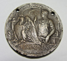 WWI Gorham Co Machine Guns War Worker Medal Home Front Munitions Badge Eagle
