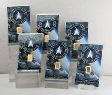 1 /15 GRAM GOLD 6 PACK OF THE US SPACE FORCE .999 PURE INVESTMENT BULLION 31xxm picture