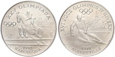 Medal - Spain Token, XXV Olympiad, Barcelona, Sport, 1992