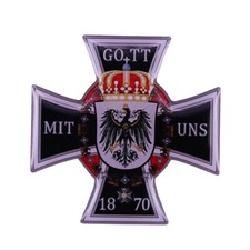 Germany Prussia Medal Order German Eagle Reich Cross GOTT MIT UNS 1870 Replica