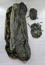 US Military 5 Piece MSS Woodland Bivy/Sleeping Bags/Small Large Sacks TENNIER VG picture