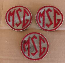 RARE ORIGINAL EMBROIDERED TWILL WW2 MISSISSIPPI STATE GUARD PATCH LOT picture