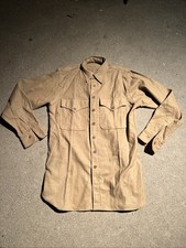 WW2 US Marine Corps Wool Enlisted Shirt Named Size 2 1944 (RF
