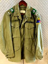 US Army M-1951 Korean War Military Field Jacket ~ Small  Hell on Wheels 50th Inf picture