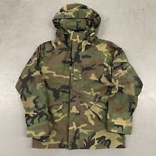Military Jacket Medium Reg GoreTex Cold Weather Parka Woodland Camouflage Army picture