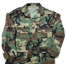 US ARMY Field Jacket Coat Woodland Camo Military Size Medium/Regular picture