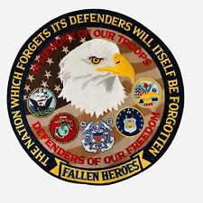  Coast Guard Defenders Of Freedom Jacket Patch Large 12