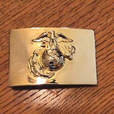 Vintage USMC Brass Belt Buckle Marine Corps  picture