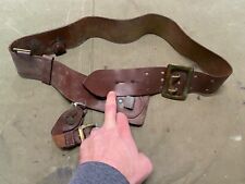 ORIGINAL WWI US ARMY OFFICE M1917 SAM BROWNE FIELD BELT-FITS TO A 36 IN picture