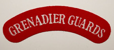 BRITISH MILITARY CAP BADGES,  Grenadier Guards Cloth Sleeve Badge picture