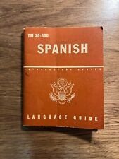 VINTAGE US ARMY 1943 TM 30-300 SPANISH LANGUAGE GUIDE BOOKLET picture