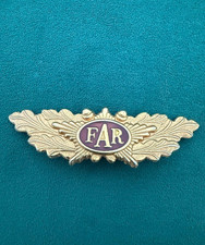 RARE VINTAGE CUBAN CAP WING PIN BADGE MEDAL FAR REVOLUTION REPUBLIC COLLECTIBLE