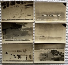 6 Rare WW1 ARA US Army In USA & France Real Photo RPPC Postcards Frozen Ships VG