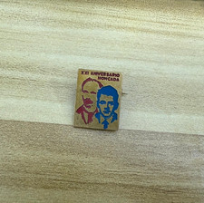 VINTAGE CUBAN PIN BADGE XXI MONCADA ANNIVERSARY PATRIOTIC MILITARY COLLECTIBLE