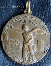 Dec3463 - Medal Ass. National Mutilated & Invalids of War 1918-68 Italy