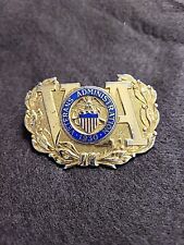 rare 1930 veteran's administration hat Badge picture