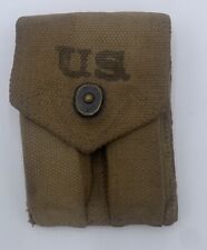 WWII WW2 US M1911 Pistol Ammo Military Belt Magazine Pouch 1942 Boyle Dated picture