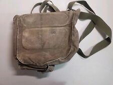VINTAGE M17 A1 US ARMY GAS MASK Canvas Bag CHEMICAL BIOLOGICAL picture