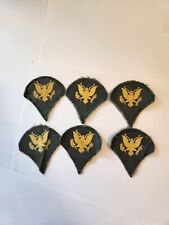 6 US Army Specialist 3rd Class Enlisted Rank Insignia Patch E-4 E4 K1* Pre-owned picture