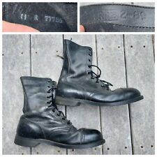 BILTRITE US Military Issue Black Combat Combat Jump Boots Size 11R 1989 Dated picture