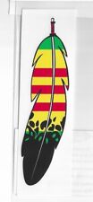 VIETNAM  VETERAN  SERVICE RIBBON , EAGLE  FEATHER DECAL - NEW - picture