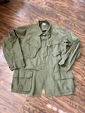 Vintage Army Vietnam Era Jungle Jacket Ripstop OG 107 Bonham Mfg Med. 60’s picture