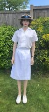 Size 22 WW2 Style WRNS Wren Officer's Tropical Uniform with hat picture