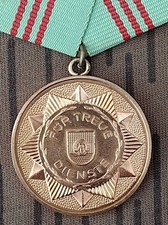 East German DDR 5 Years Faithful Service Medal Interior Ministry Police Stasi