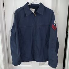 Vintage U.S.  Navy Man’s Fleece Lined Blue Utility Jacket DLA100-87-C-0637 picture