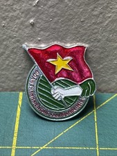VTG Ho Chi Minh Student Communist Party Youth Union Vietnam Soviet Badge Pin 1"